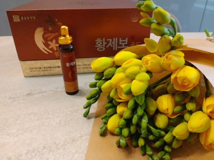  갱년기 화이트데이 선물 침향 들어간 종근당건강 황제보골드 후레지아