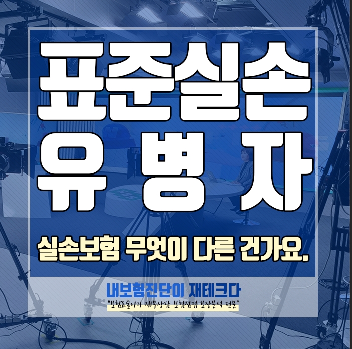  유병자실손보험 과 표준형실손보험 의 차이점은 무엇인가요.