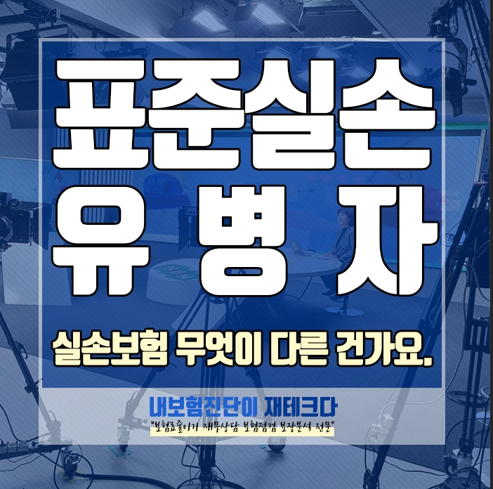 유병자실손보험 과 표준형실손보험 의 차이점은 무엇인가요.