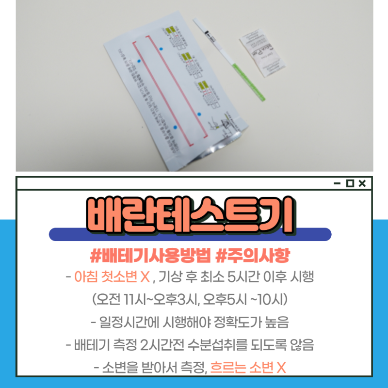 배란테스트기 배란기증상 및 배테기 사용법, 배란일계산법 : 네이버 블로그