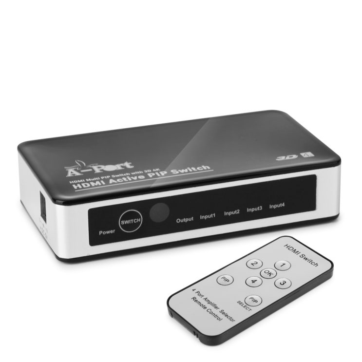 선호도 높은 에이포트 4K HDMI 선택기 4:1, AP-PIP401(로켓배송) 추천해요 선호도 높은 에이포트 4K HDMI 선택기 4:1, AP-PIP401(로켓배송) 추천해요