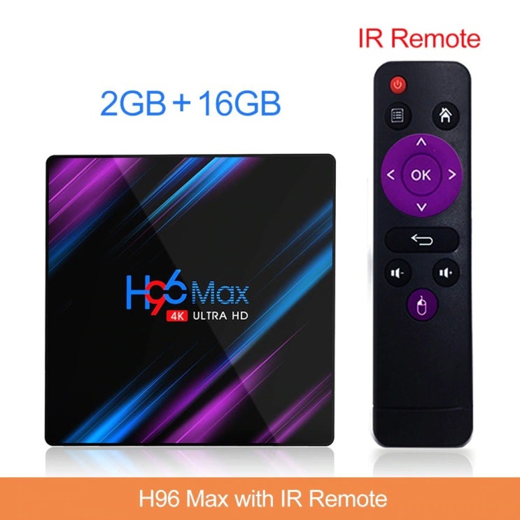 의외로 인기있는 H96 MAX RK3318 스마트 유튜브 안드로이드 TV 셋톱박스 글로벌버젼, H96 MAX RK3318 (2GB + 16GB) 좋아요
