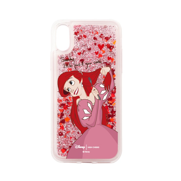 최근 인기있는 하이칙스 디즈니 Ariel Heart Glitter 휴대폰 케이스(로켓배송) 추천해요