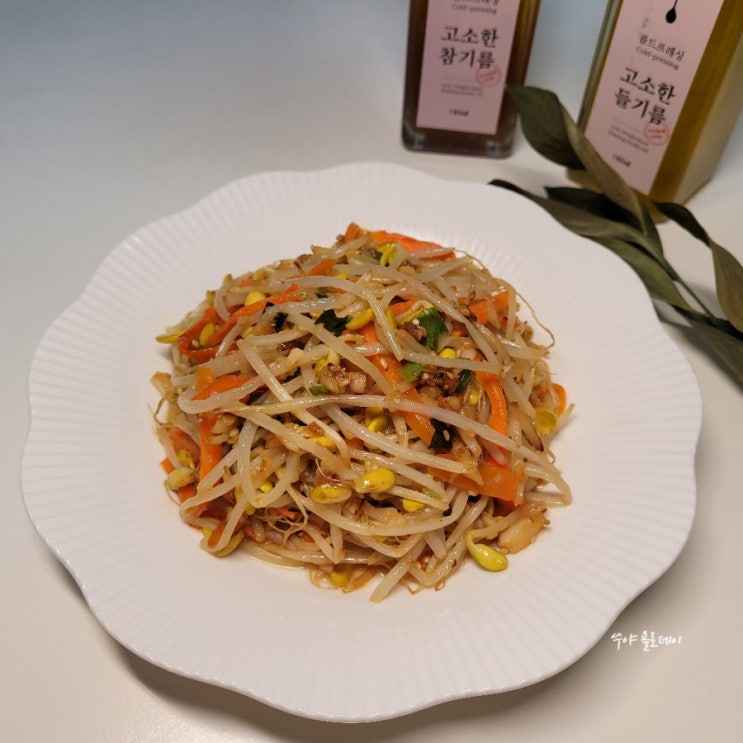 백종원 콩나물무침 만들기 저온압착 참기름 들기름 추천과 보관방법 백종원 콩나물무침 만들기 저온압착 참기름 들기름 추천과 보관방법