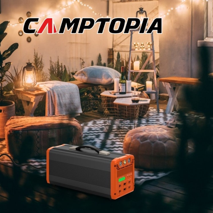 선호도 높은 CAMPTOPIA 캠핑용 파워뱅크 220v보조배터리 1000W 순수정현파 차박 나는차였어, 600W 172800mah, 미추가 좋아요