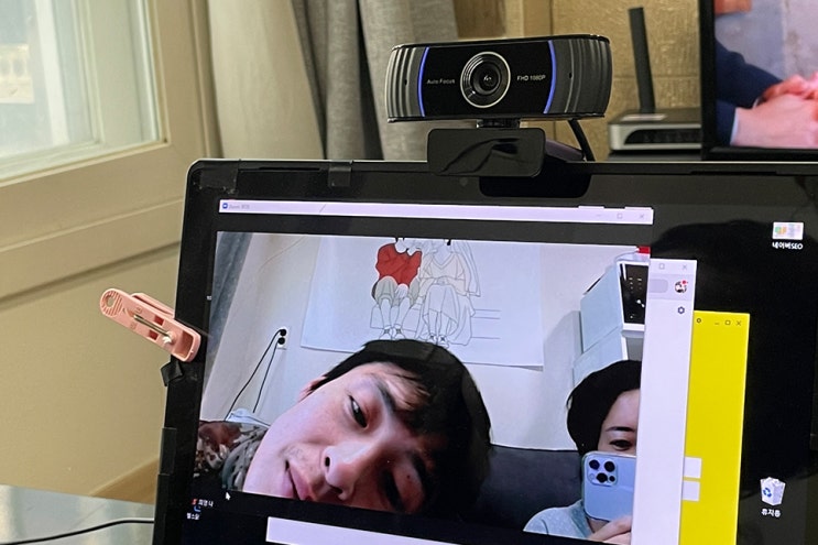  화상회의하기 딱 좋은 카멜 웹캠 WC110