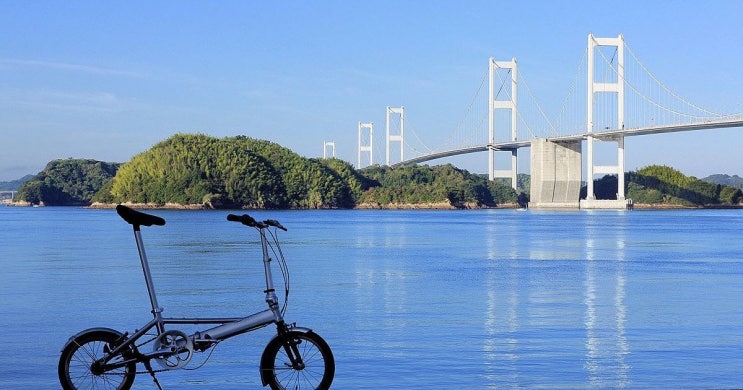 [랜선 타고 일본여행] 자전거 라이더 성지(사이클링) • 시마나미 해안 도로【히로시마/에히메】