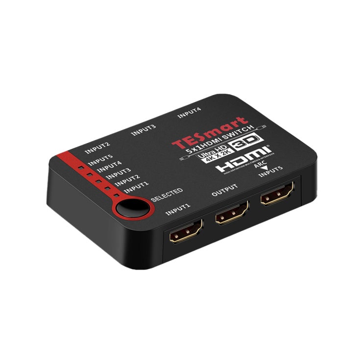 잘나가는 티이스마트 5포트 HDMI 스위치 4K 30Hz, HSW0501A10 좋아요 잘나가는 티이스마트 5포트 HDMI 스위치 4K 30Hz, HSW0501A10 좋아요