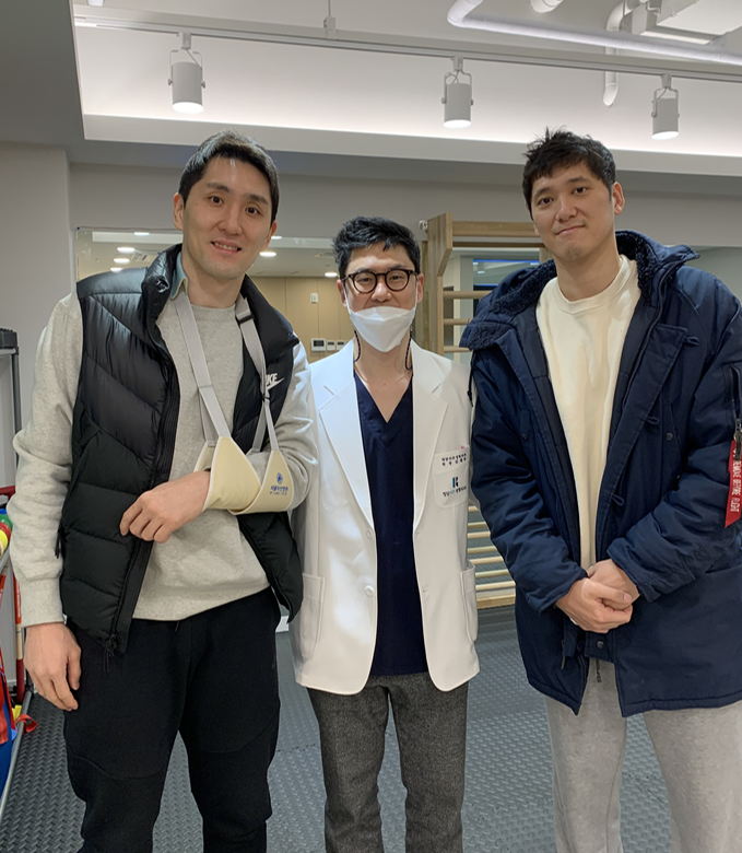  울산현대모비스 기승호, 함지훈선수 내원