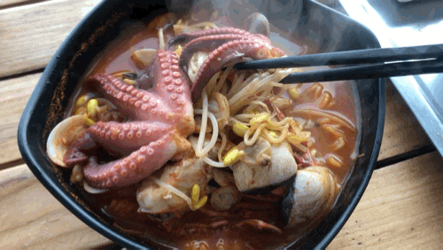  제주 함덕 조천 해물라면 섬오름해물라면