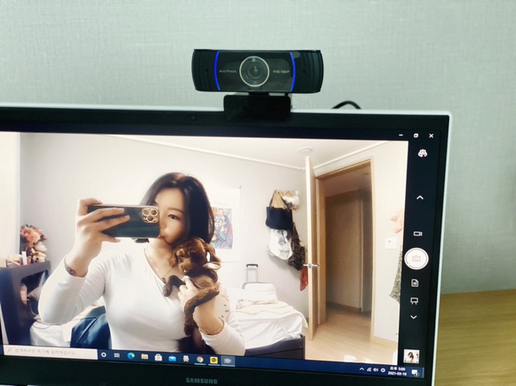  색감이 예쁜 방송용 카메라! 카멜 웹캠 WC110 아프리카 진출 아이템