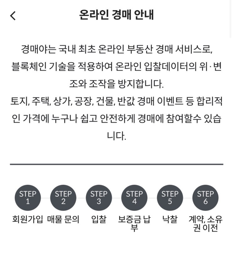  온라인 부동산 경매서비스, 민간경매 플랫폼 경매야