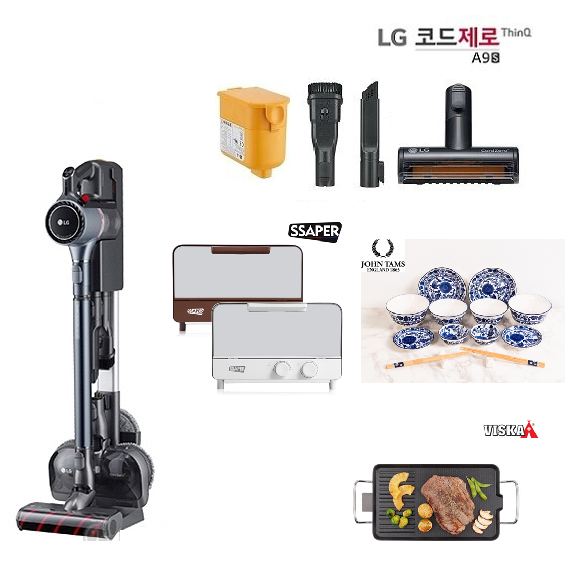 구매평 좋은 [LG]특집!(+스팀오븐 도자기홈세트14P 외 1종)코드제로 A9S A9370IK (아이언그레이/총 4툴/배터리 1개) 추천해요