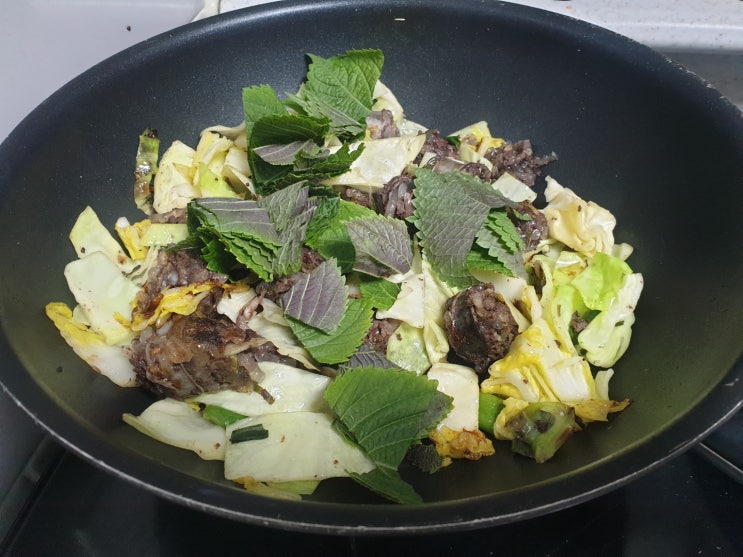  백 순대볶음 초단간 레시피 (ft. 집에서 양념장 만들기)