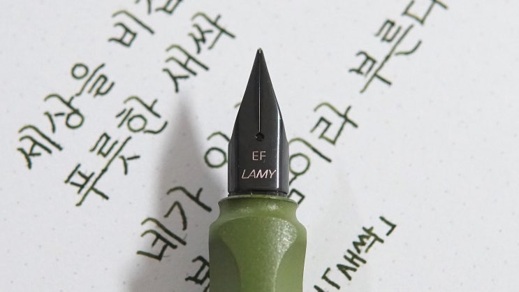  네가 있어 봄을 봄이라 부른다 (명시 필사, 라미 사라피 오리진 EF닙)