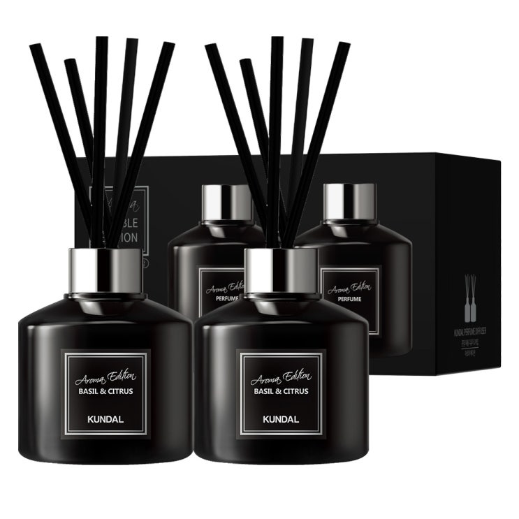 선호도 높은 쿤달 퍼퓸 디퓨저 아로마에디션 200ml 2p + 섬유스틱 10p 세트, 바질앤시트러스향(로켓배송) 추천해요 선호도 높은 쿤달 퍼퓸 디퓨저 아로마에디션 200ml 2p + 섬유스틱 10p 세트, 바질앤시트러스향(로켓배송) 추천해요