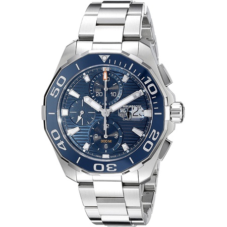 후기가 정말 좋은 TAG Heuer Mens CAY211B.BA0927 Aquaracr Analog Display Swiss Automatic Silver Watch PROD800