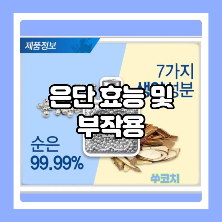  은단 효능과 부작용 알아보기