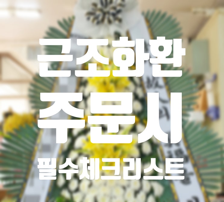  [부산전문장례식장/삼신전문장례식장] 2분 거리 사상구 감전동 꽃집 26년경력 아트꽃월드입니다. 부산화환 가격 대비 좋은 근조화환 필수 체크리스트 알려드려요! 좋은삼선병원, 부산보훈
