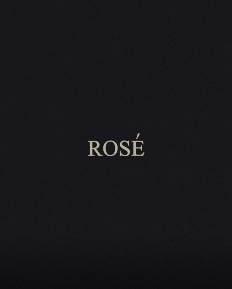 블랙핑크 로제 (ROSE) ON THE GROUND 컴백과 유튜브 시작