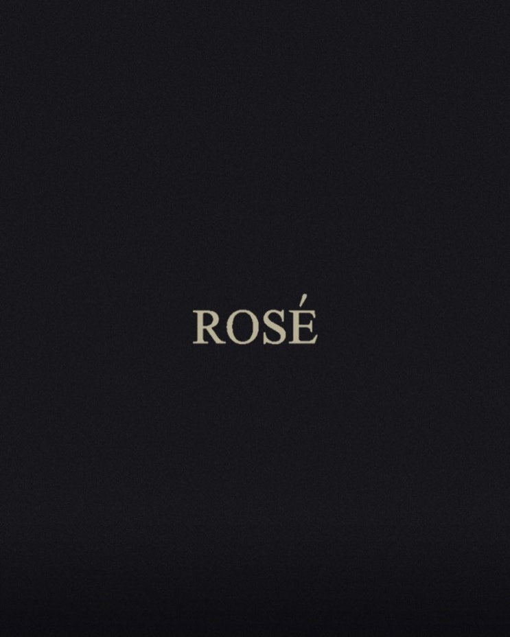  블랙핑크 로제 (ROSE) ON THE GROUND 컴백과 유튜브 시작