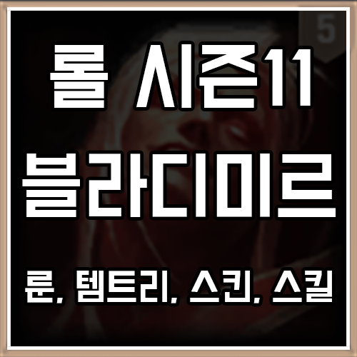 롤 시즌11 블라디미르 룬, 템트리, 스킨 공략 롤 시즌11 블라디미르 룬, 템트리, 스킨 공략