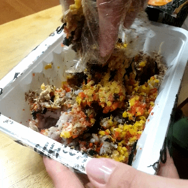  배떡 성사점 로제떡볶이, 해쉬브라운, 왕새우튀김, 참치날치마요밥 후기, 배민과 쿠팡잇츠 가격 차이?! 이유O