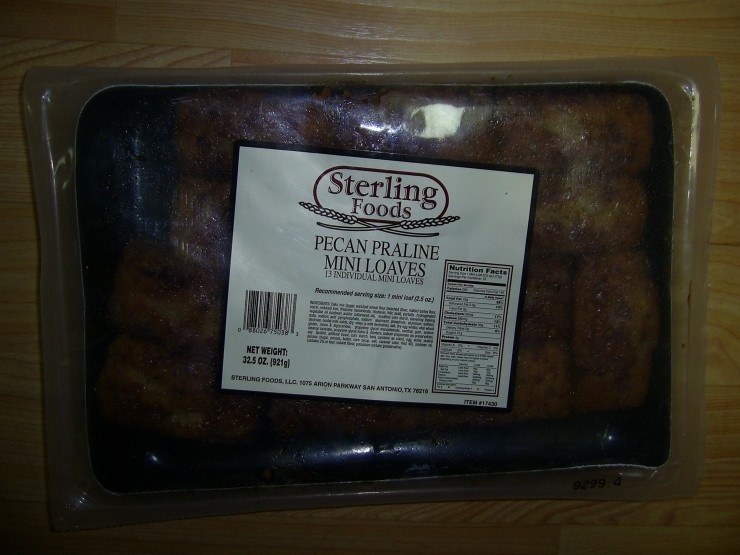 Sterling Foods PECAN PRALINE MINI LOAVES