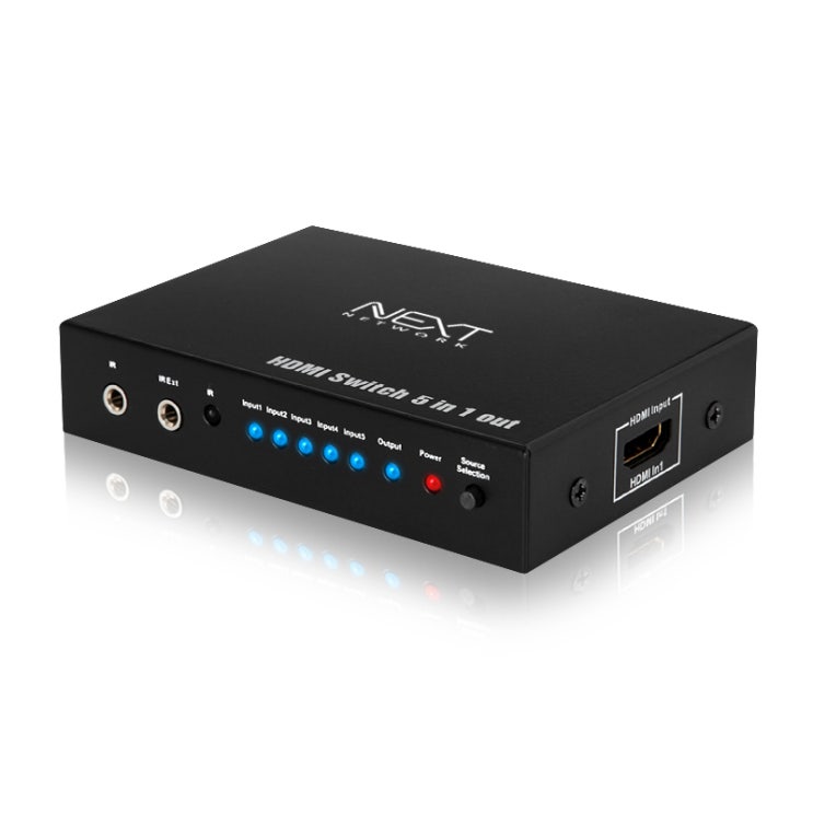 구매평 좋은 넥스트 5대1 HDMI 스위치 선택기 NEXT-405SW4K60, 혼합 색상, 1개(로켓배송) 추천해요