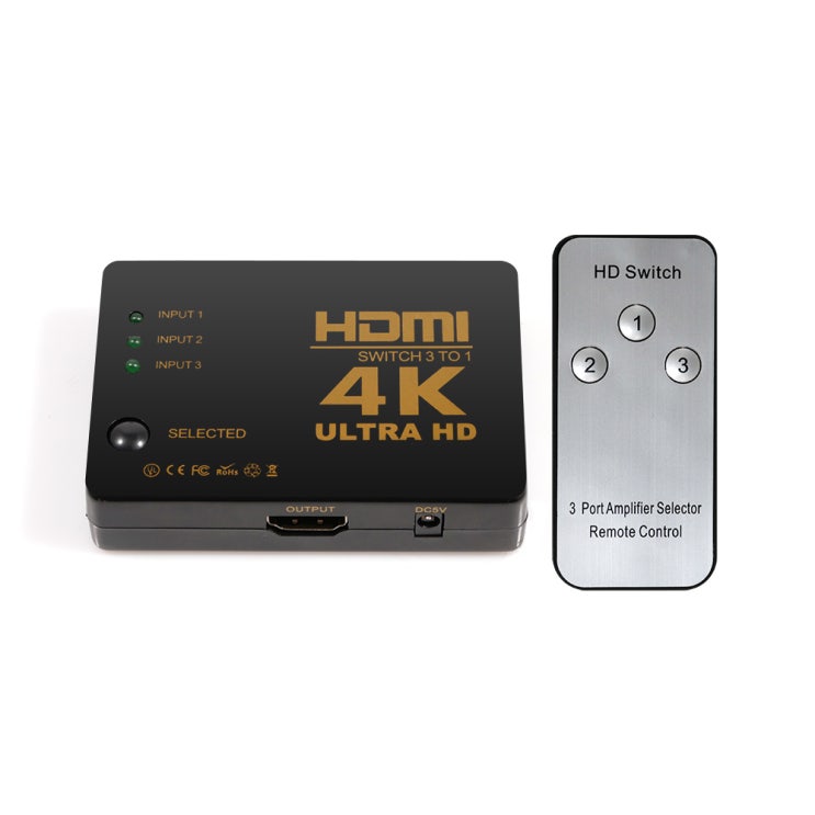 후기가 정말 좋은 NEXT-3403SW4K 3대1 4K HDMI 선택기 리모컨포함 추천합니다