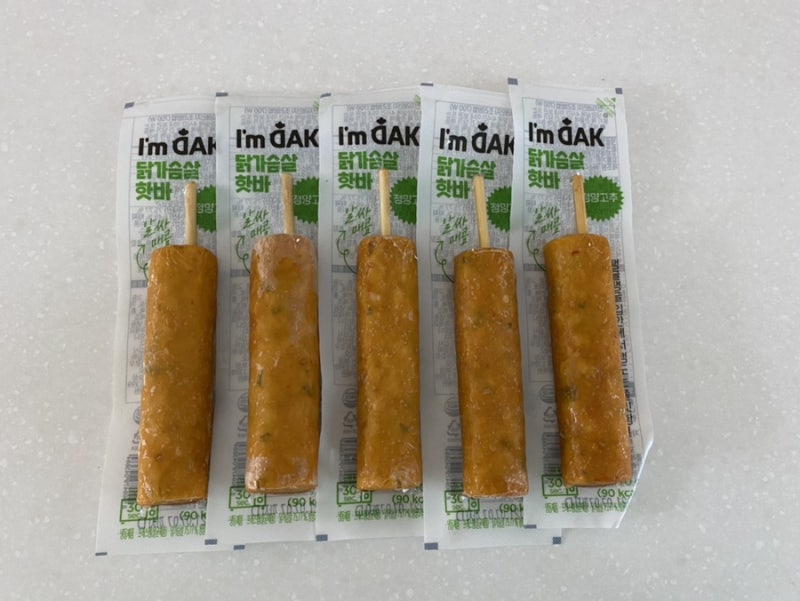 맛있게 매운 아임닭 닭가슴살 핫바 청양고추맛