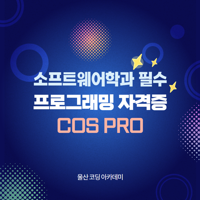[코딩 자격증 시험안내]YBM COS-Pro