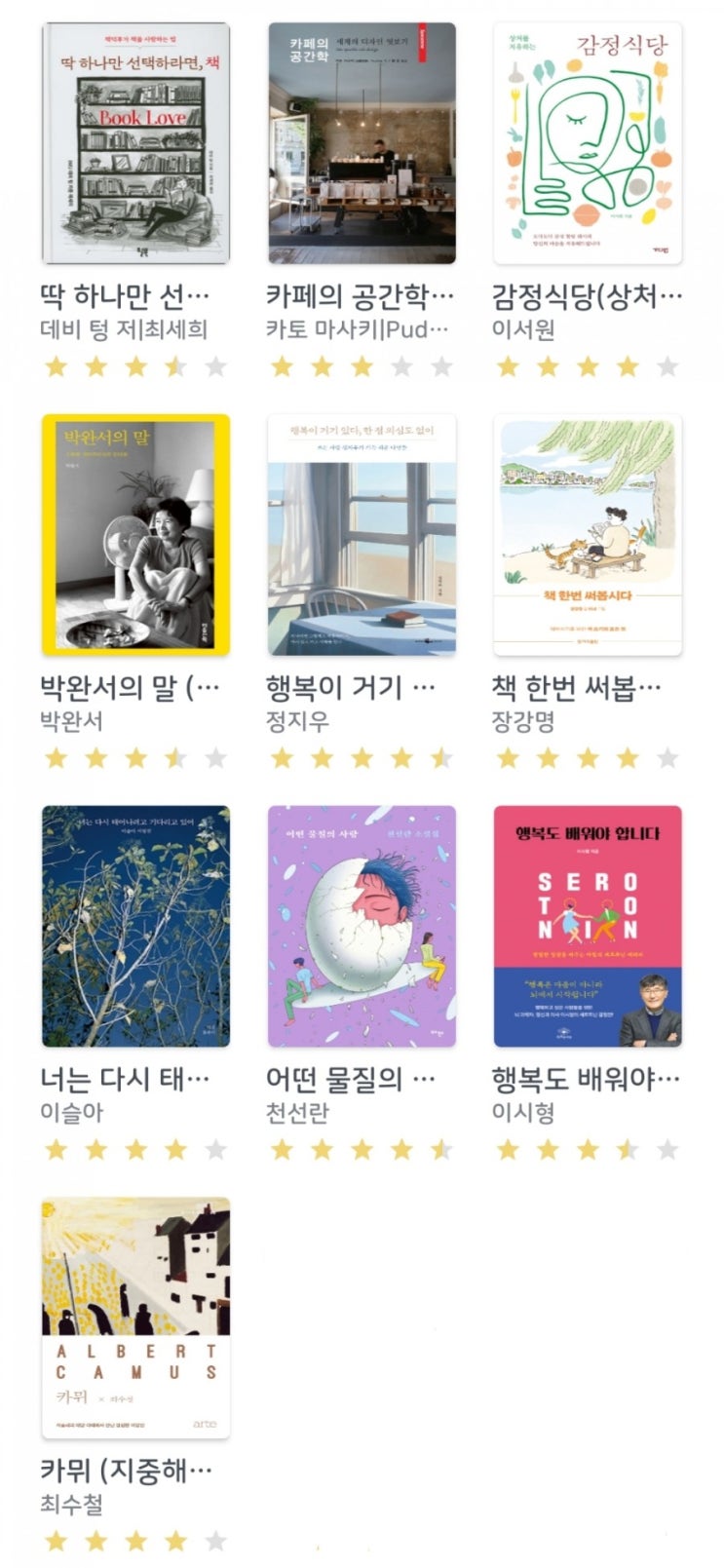  3월 셋째 주의 책