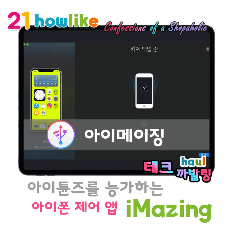  아이폰 / 아이패드 사진 쉽게 백업하기, 아이튠즈를 능가하는 추천 어플 아이메이징 (iMazing)
