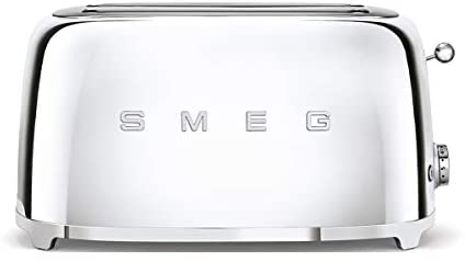 당신만 모르는 Smeg 팝업토스터기 영국배송 가정용 스메그 토스트기 토스터 4조각 TSF02 크롬 옻칠 6단계 로스팅 394x208x215cm-47920, 단일옵션, 01.01.