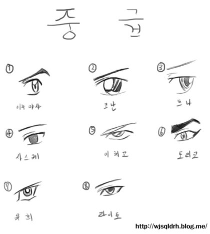 눈을 쉽게 그리는 방법
