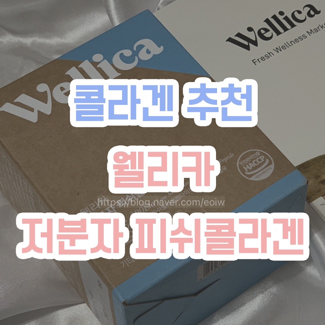  [콜라겐추천] 웰리카 저분자 피쉬콜라겐