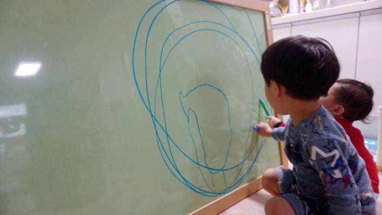  파스넷 글라스펀(6색) 이용 그림 그리기