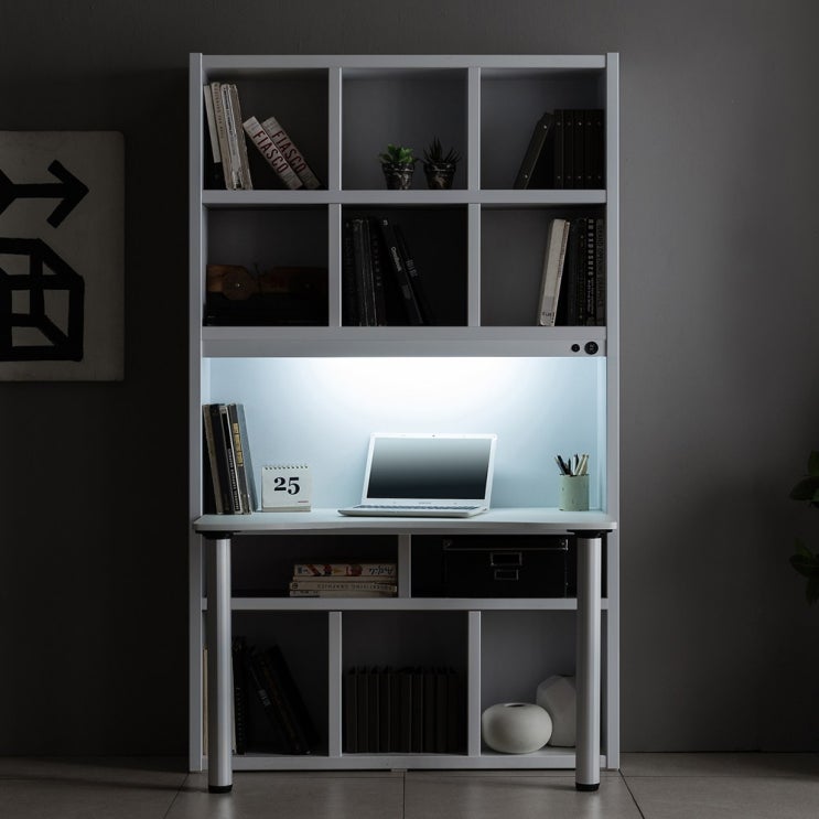 인기 많은 아씨방 아씨방가구 심플 120cm 5단 USB+LED램프 책상, 메이플 ··· 인기 많은 아씨방 아씨방가구 심플 120cm 5단 USB+LED램프 책상, 메이플 ···