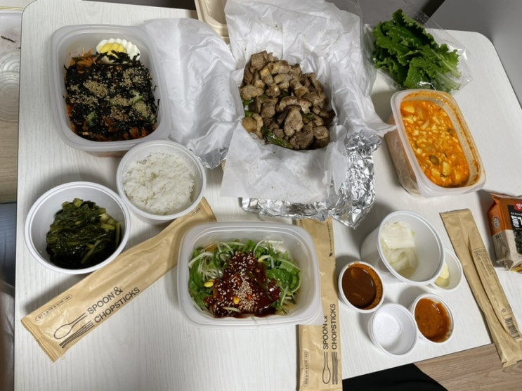  대전 배달 맛집 '오백돈' 세트메뉴 쿠팡이츠 주문 후기:D