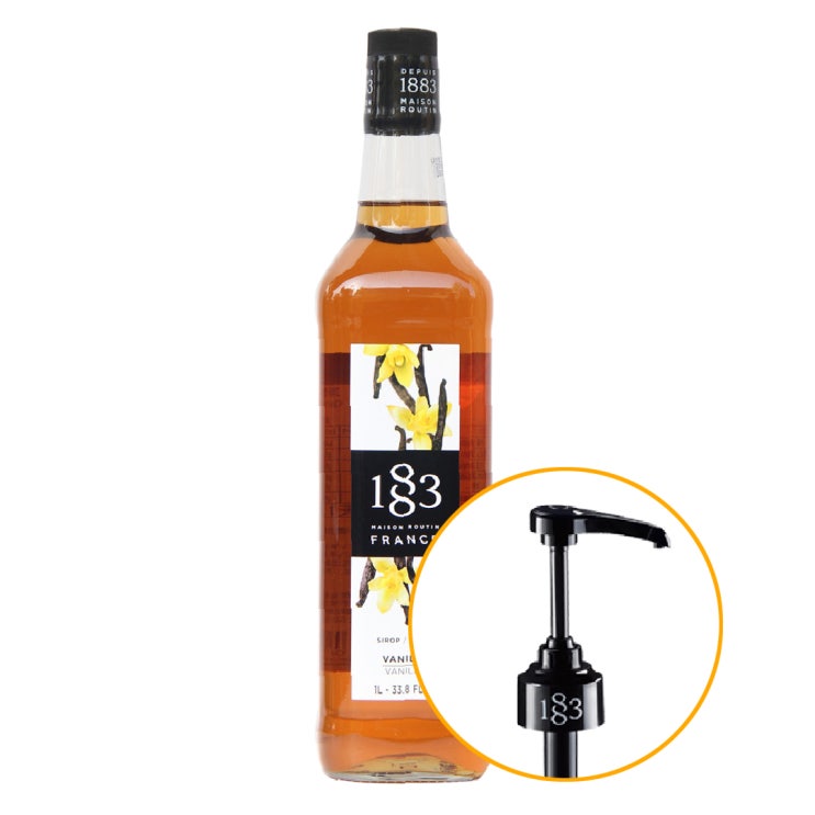 최근 인기있는 트렌드커피 1883 바닐라 시럽 1L+1883 정품 로고 시럽펌프 좋아요 최근 인기있는 트렌드커피 1883 바닐라 시럽 1L+1883 정품 로고 시럽펌프 좋아요