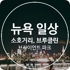  [뉴욕] 어학연수 일상 - 브라이언트 파크, 소호 거리, 윌리엄스 버그