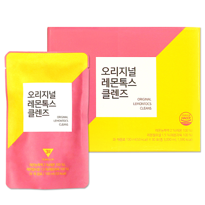최근 많이 팔린 쓰리케어 오리지널 레몬톡스 클렌즈 주스, 100ml, 레몬톡스클렌즈 1박스 좋아요 최근 많이 팔린 쓰리케어 오리지널 레몬톡스 클렌즈 주스, 100ml, 레몬톡스클렌즈 1박스 좋아요
