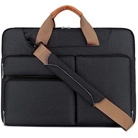 인기 많은 LG 그램 17인치 가방 파우치 T50 Lacdo 15.6 Inch Laptop Messenger Shoulder Bag 360 Protective Slee, Blac