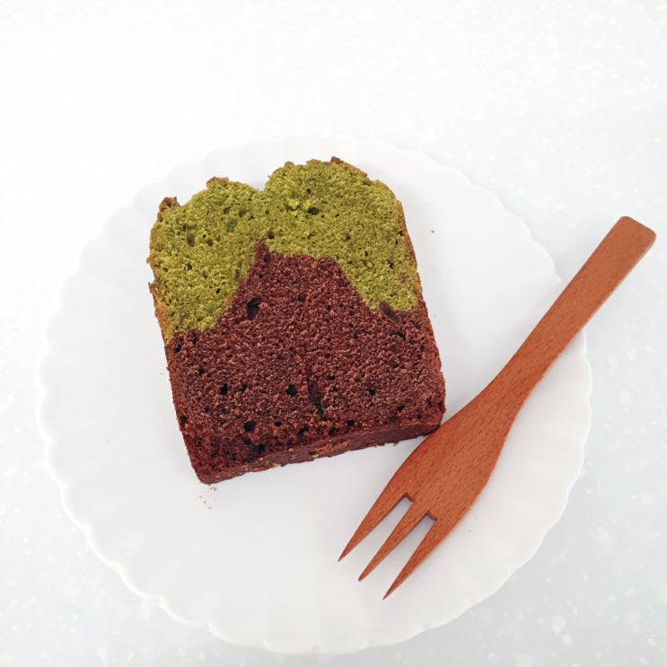 녹차초코파운드케이크 :: 쌉싸름한 말차와 달콤한 초코의 조화! 초코나무숲 케이크 레시피