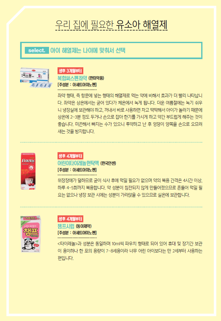  유소아 해열제