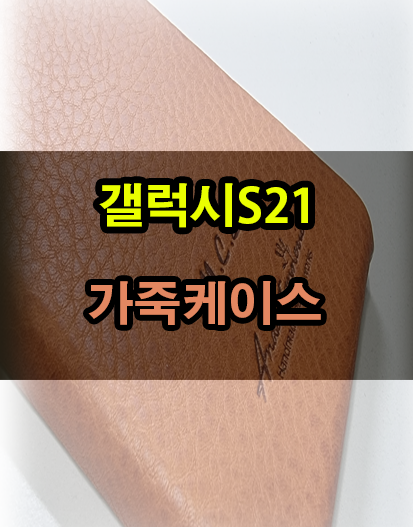 느낌좋은 갤럭시S21 고급가죽케이스 안단테너리제품