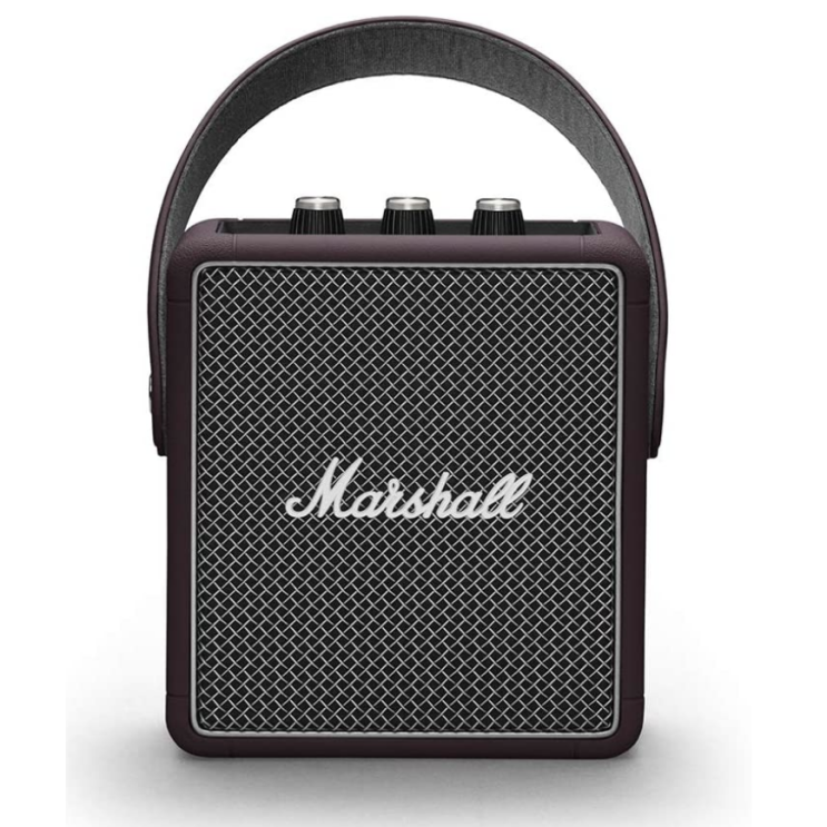 후기가 정말 좋은 [미국 직배송]마샬 스톡웰 2 휴대용 블루투스 스피커 Marshall Stockwell II Portable Bluetooth Speaker, Burgundy ·
