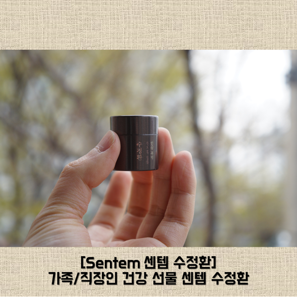  [센템(Sentem) 수정환] 직장인/가족선물 추천 건강제품 '센템 수정환'