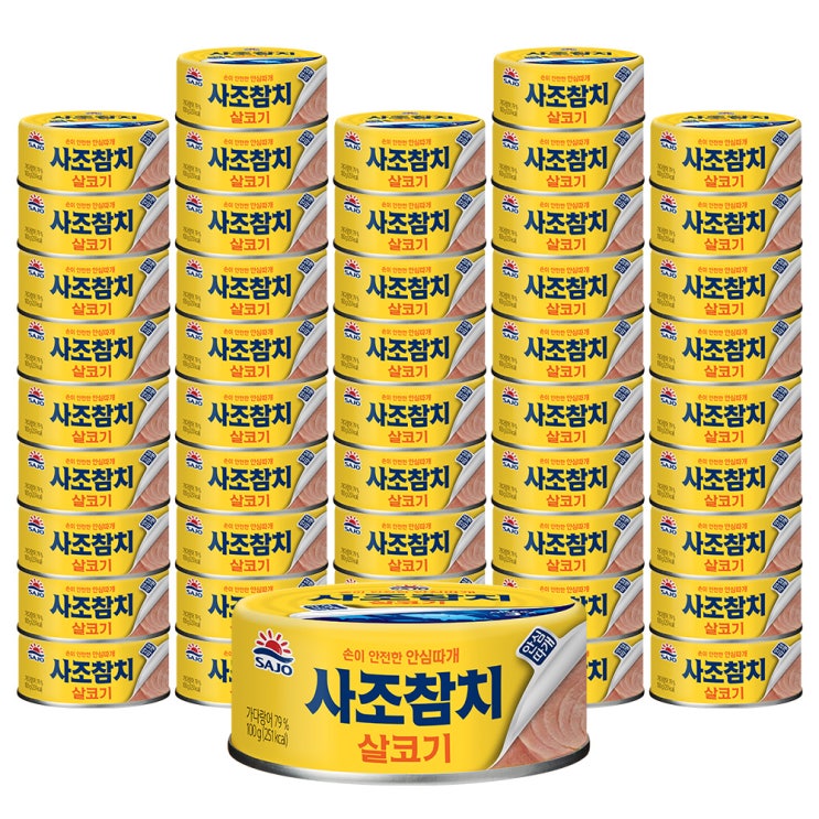 가성비 좋은 사조 살코기 참치 안심따개 통조림, 100g, 48개 ··· 가성비 좋은 사조 살코기 참치 안심따개 통조림, 100g, 48개 ···